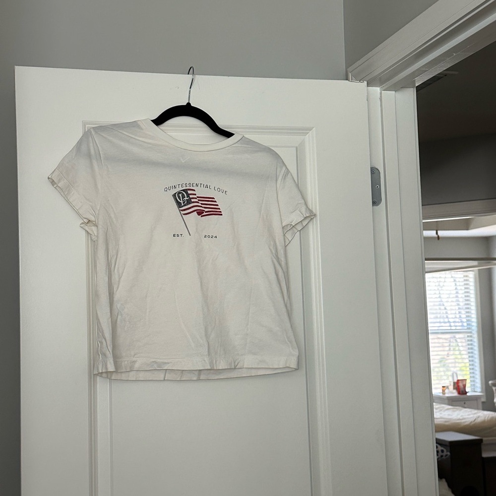 Quintessential Love White Graphic Tee